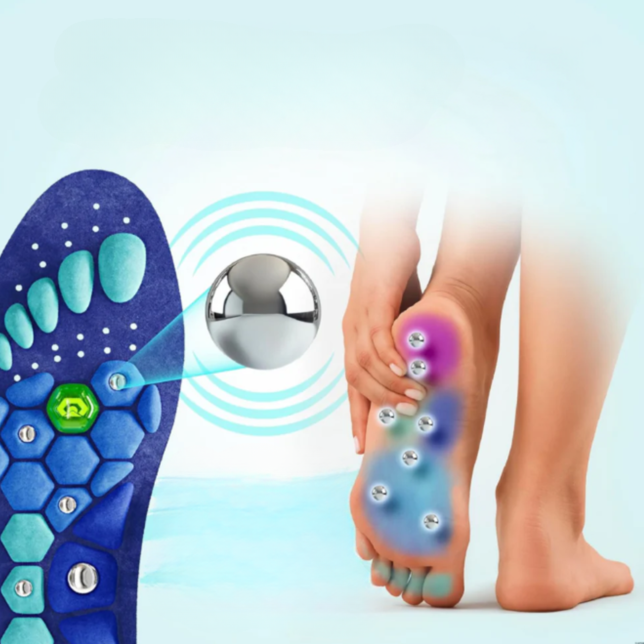 ErgoShoes™ — Semelles d’acupression bien-être