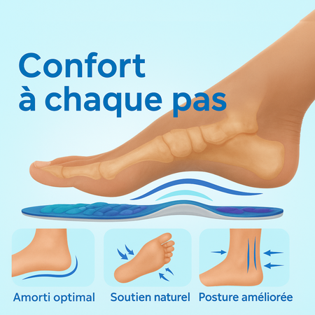 ErgoShoes™ — Semelles d’acupression bien-être