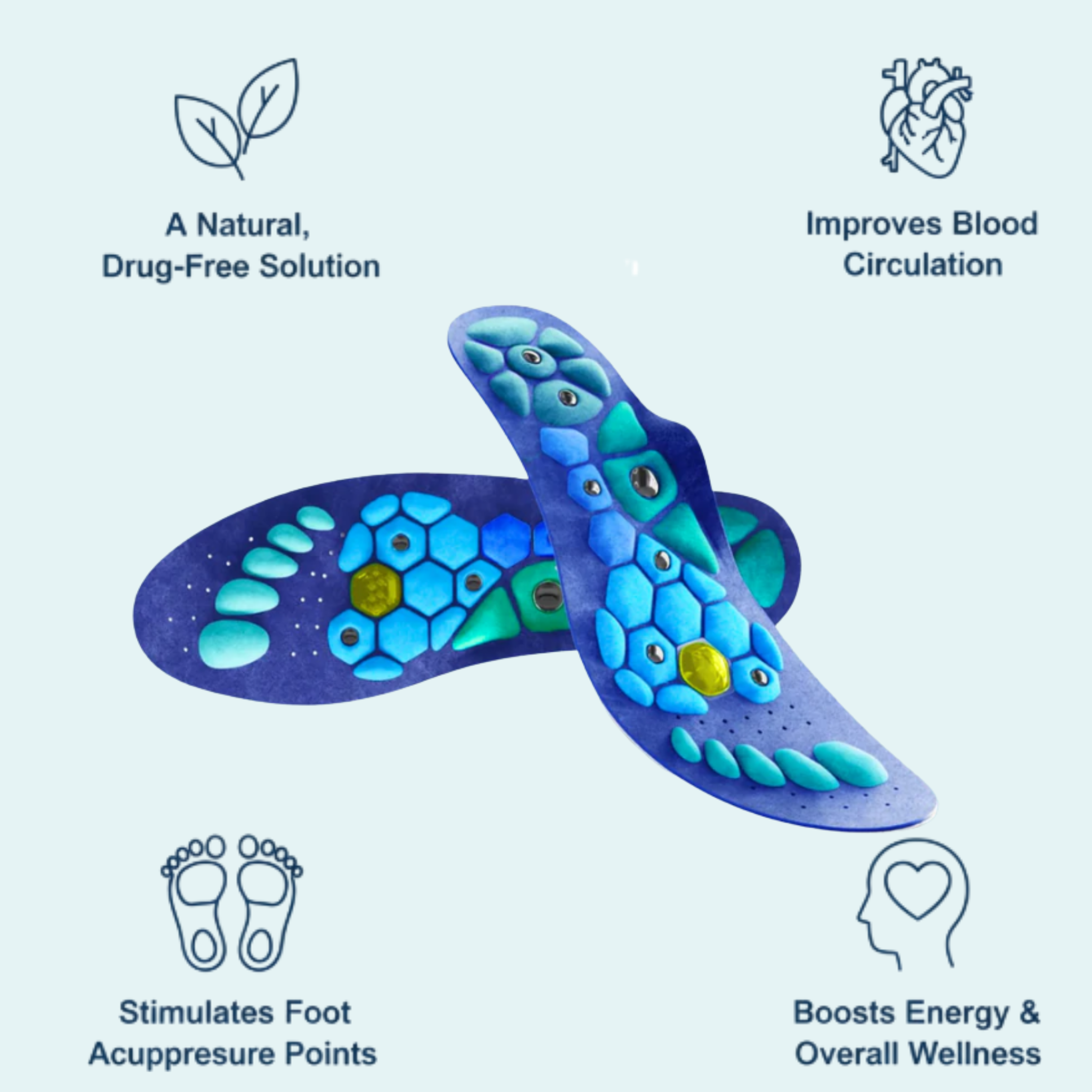 ErgoShoes™ — Acupressure Wellness Insoles